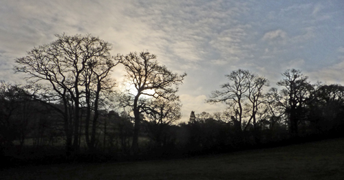 Sunrise over Manning's Pit April 2013